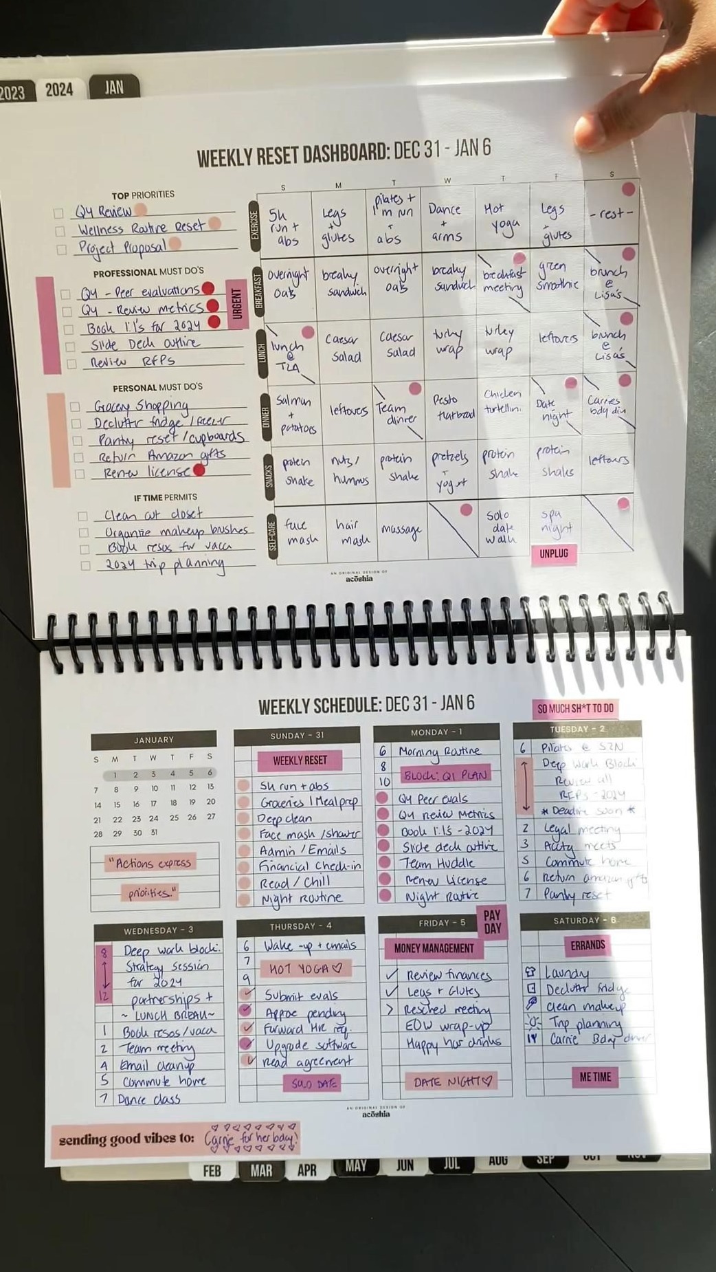 Obsessed with My 2024 Planner Design — 💌 🍰 romanticize your routine