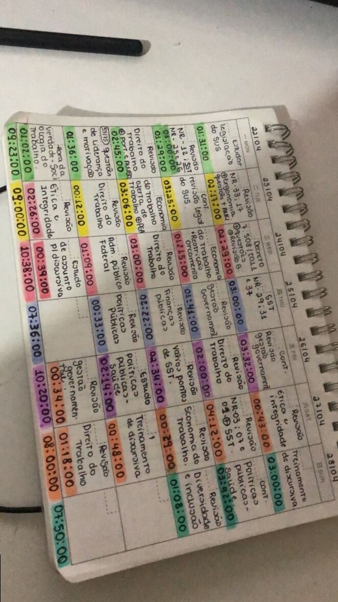 Planejamento de Estudo da Semana | Design Digital e Criatividade — 🎨 💎 stay inspired all year long