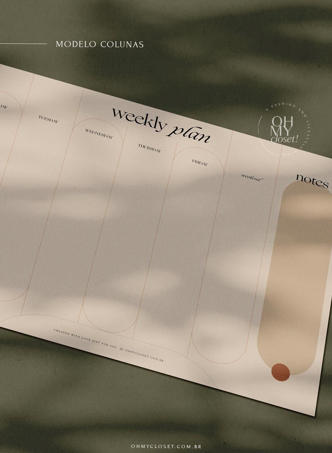 Planner Semanal Modern Minimalist | The Dolce Days — 🤍 🕯️ secret to staying productive