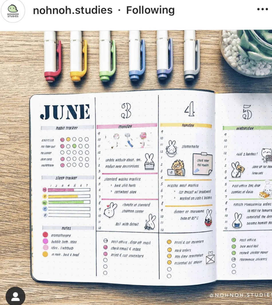 ☁️ 🌿 romanticize your routine: 40+ Bullet Journal Weekly Spreads for Creative Planners
