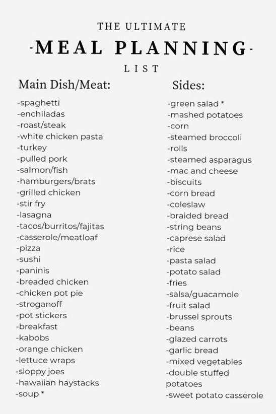 ☁️ 🕯️ romanticize your routine: 7-Day Healthy Meal Plan | Fitness & Wellness Planner