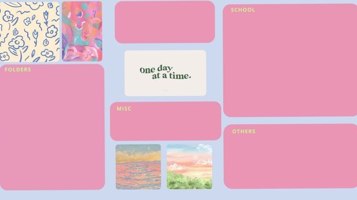 📝 📅 romanticize your routine: Creative Desktop Organizer Wallpapers for Design Inspiration