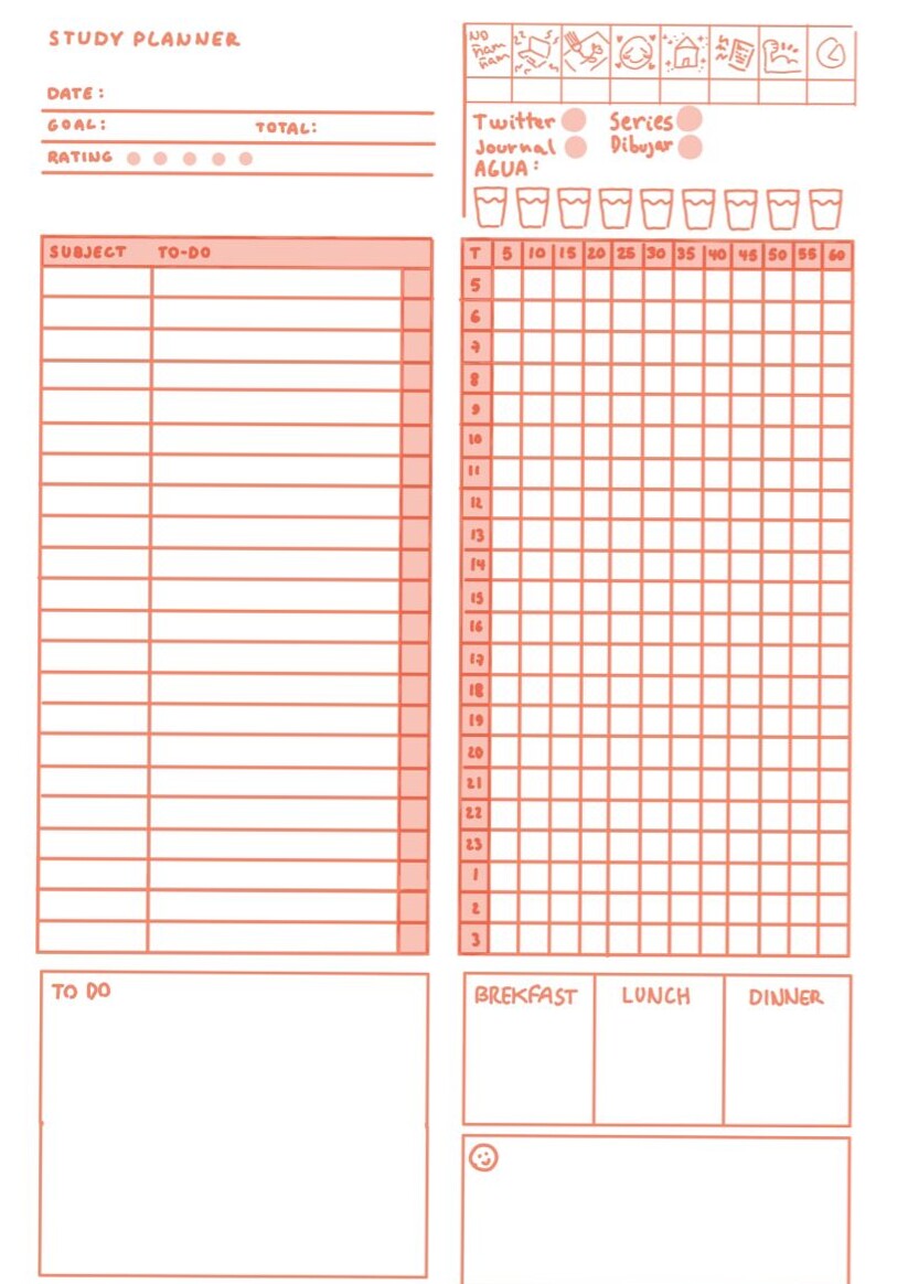 💍 💌 romanticize your routine: Cute Aesthetic Study & Life Planner Design