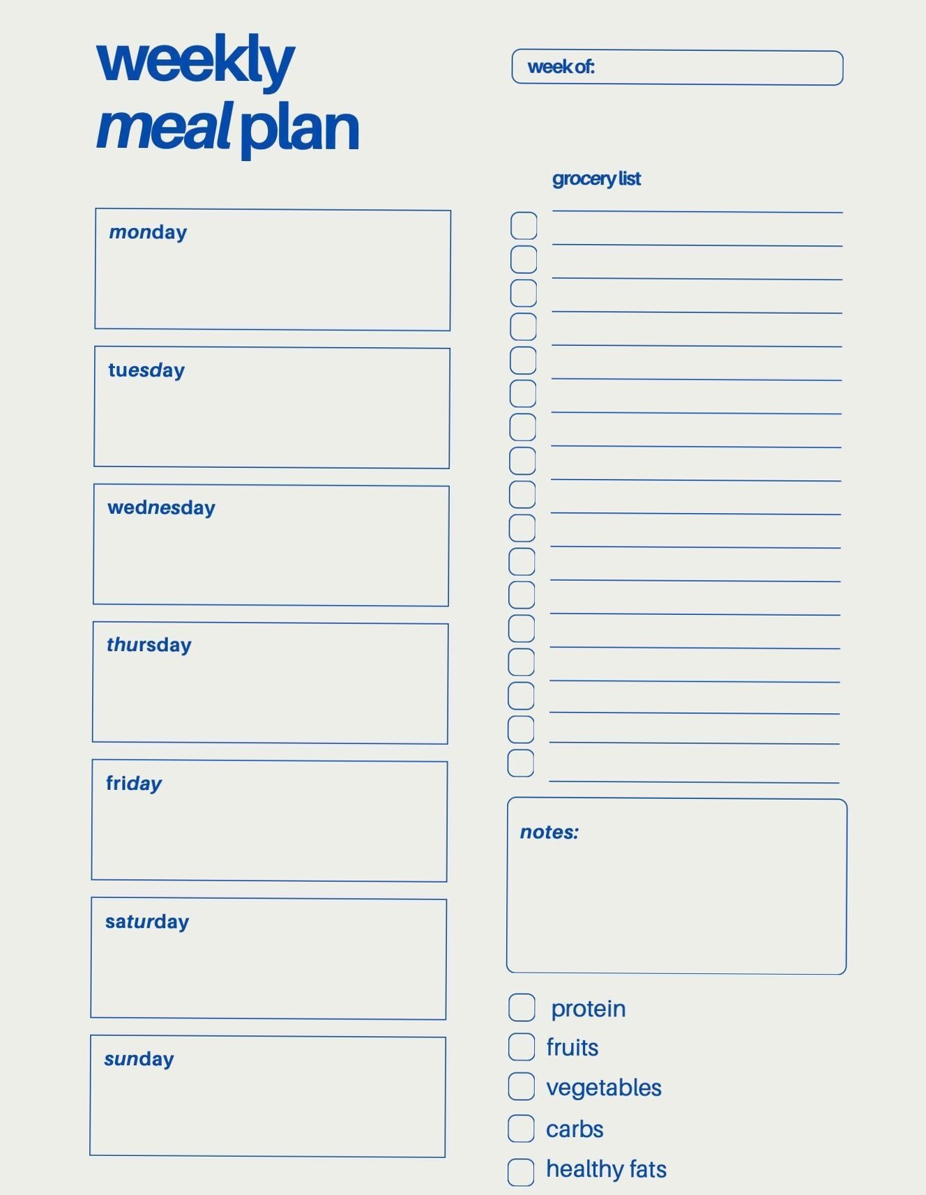 🕯️ 🤍 romanticize your routine: Effortless Meal Planning Made Simple