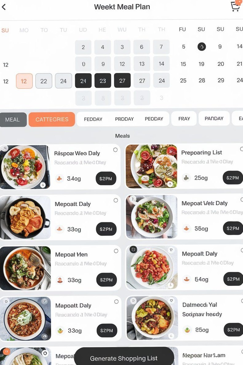 🕯️ 🌿 romanticize your routine: Healthy Weekly Meal Plan for Balanced Living