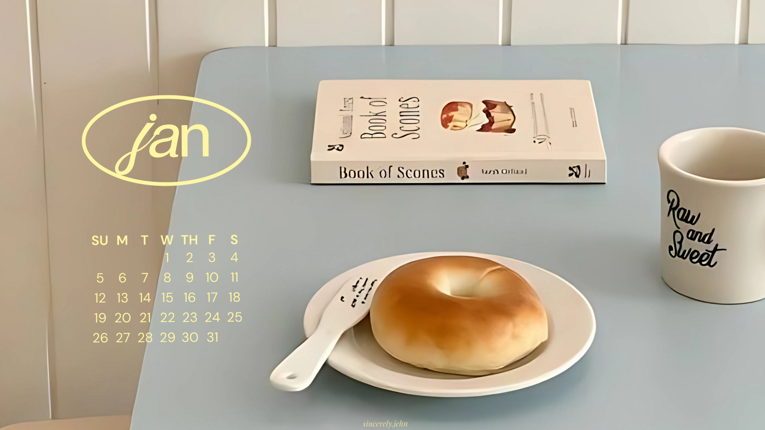 📌 📁 romanticize your routine: January 2025 Breakfast Planner Wallpapers