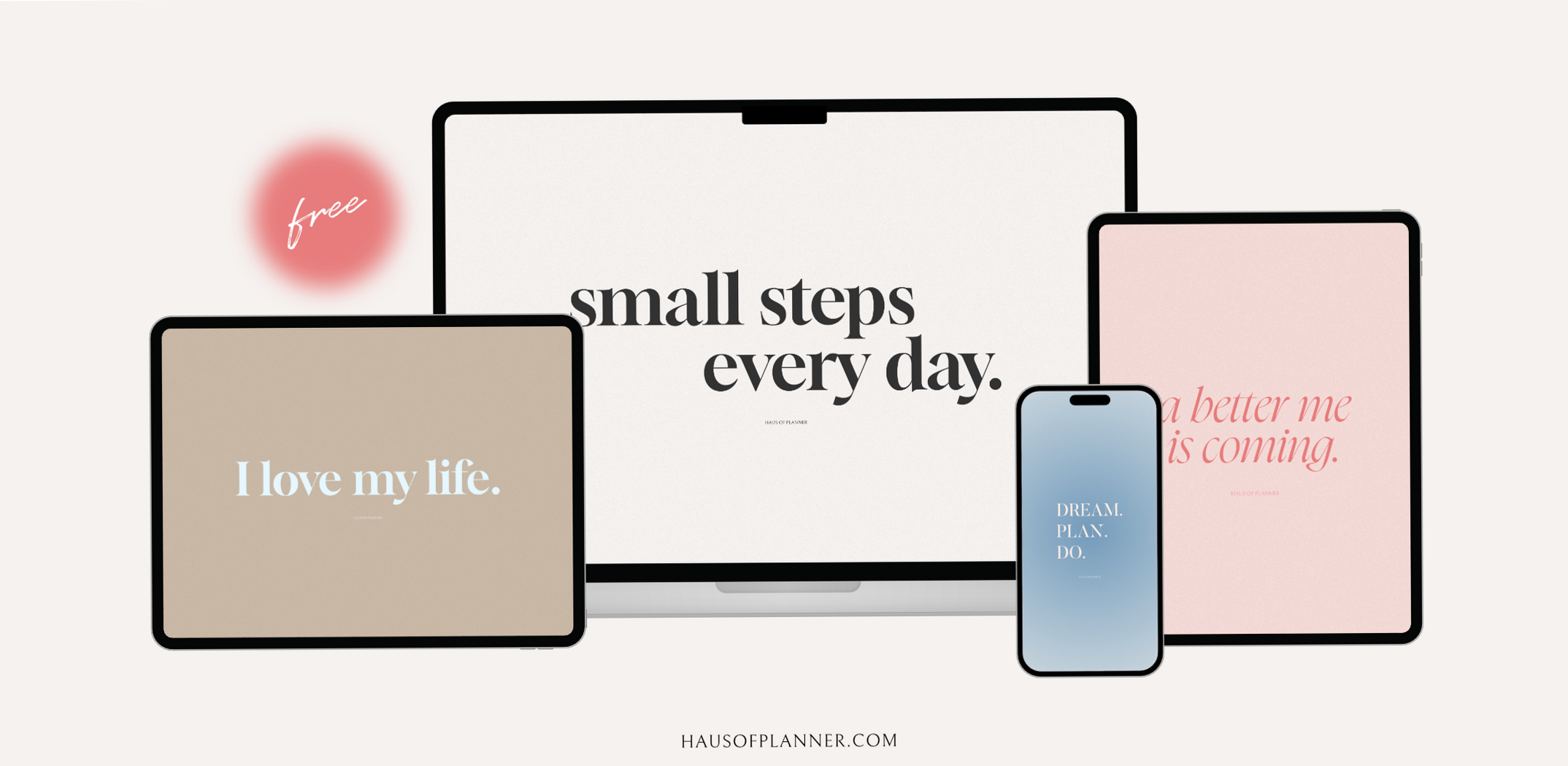 📝 📁 romanticize your routine: Minimalist Quote Wallpapers for Designers & Planners