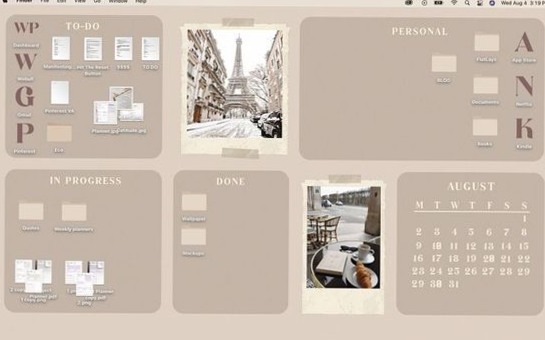 🌿 🕯️ romanticize your routine: Minimalist Wallpapers & Organizers August 2021