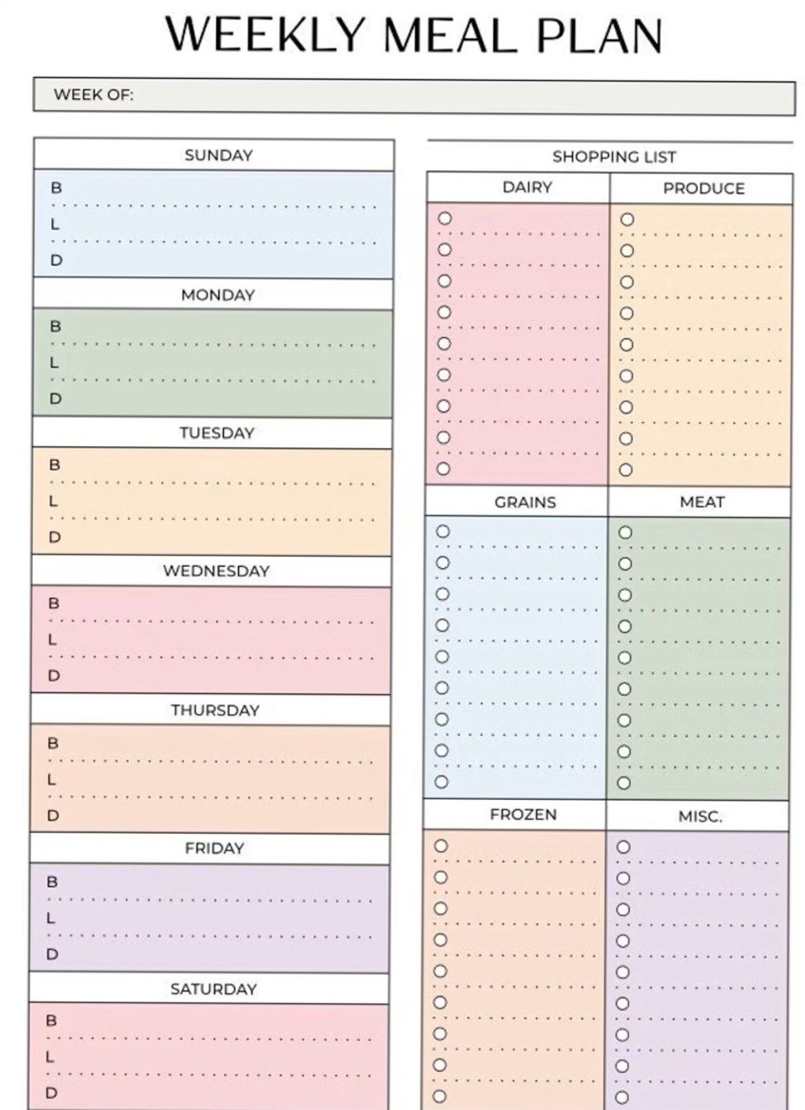 🤍 🎀 romanticize your routine: PLR Digital Planner — Creative Resell Rights!