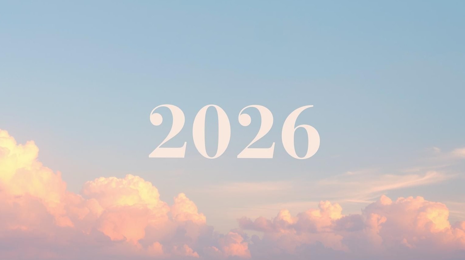 🥂 💌 romanticize your routine: Sky Aesthetic 2026 Wallpaper Cover Page