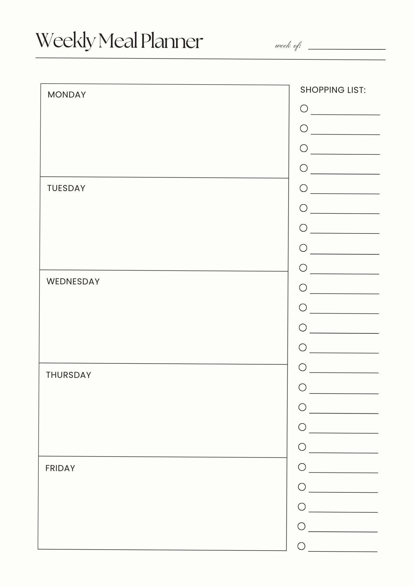 👰 🍰 secret to staying productive: Stylish Weekly Meal Plan Template for Clean Girl Aesthetic