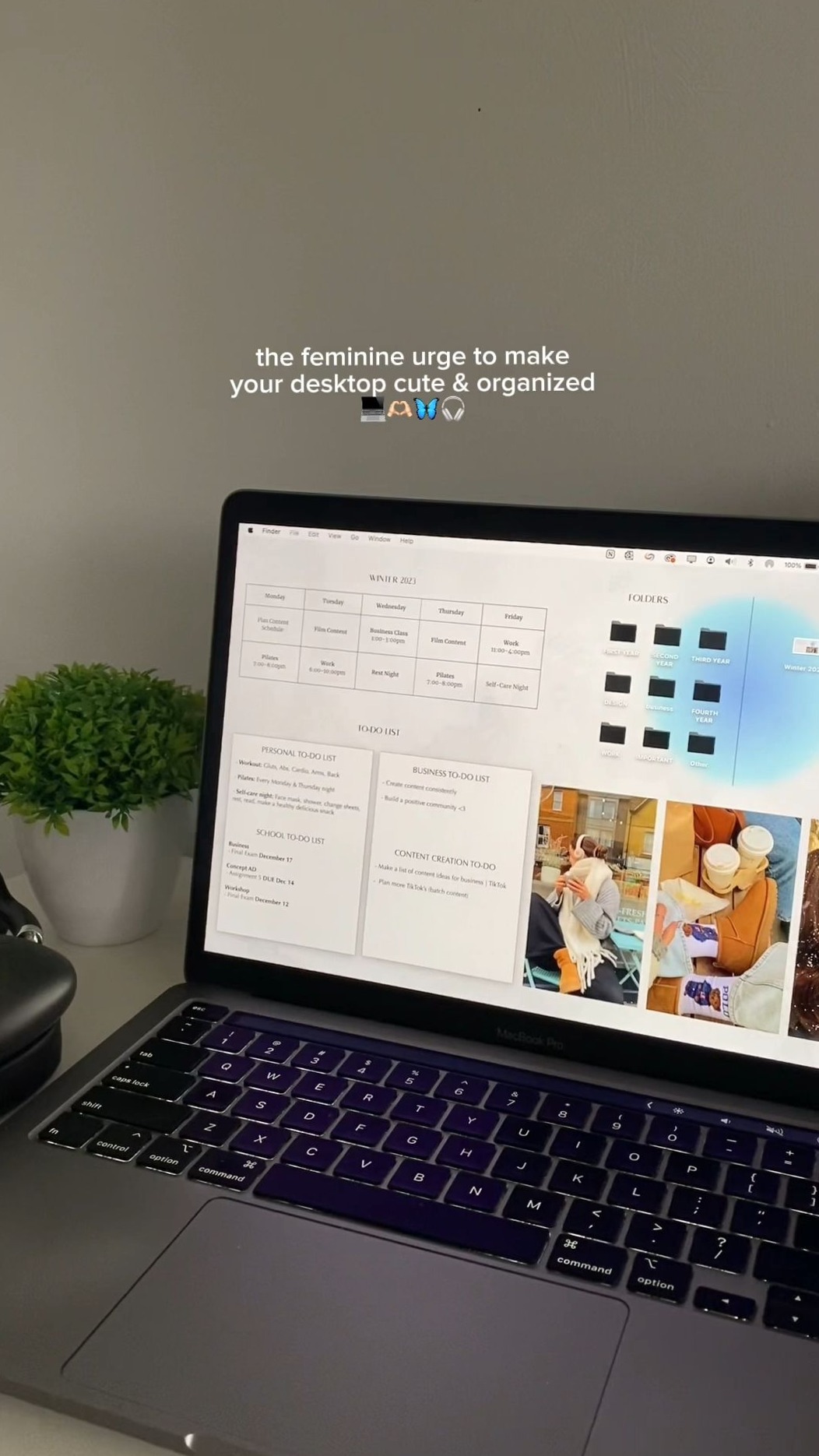 📅 📁 secret to staying productive: Desktop Wallpaper Aesthetic for Creative Workflow