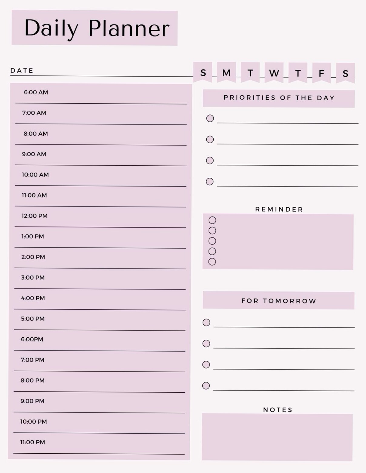 🕯️ 🌿 secret to staying productive: Stay Organized with This Beautiful Daily Planner Design