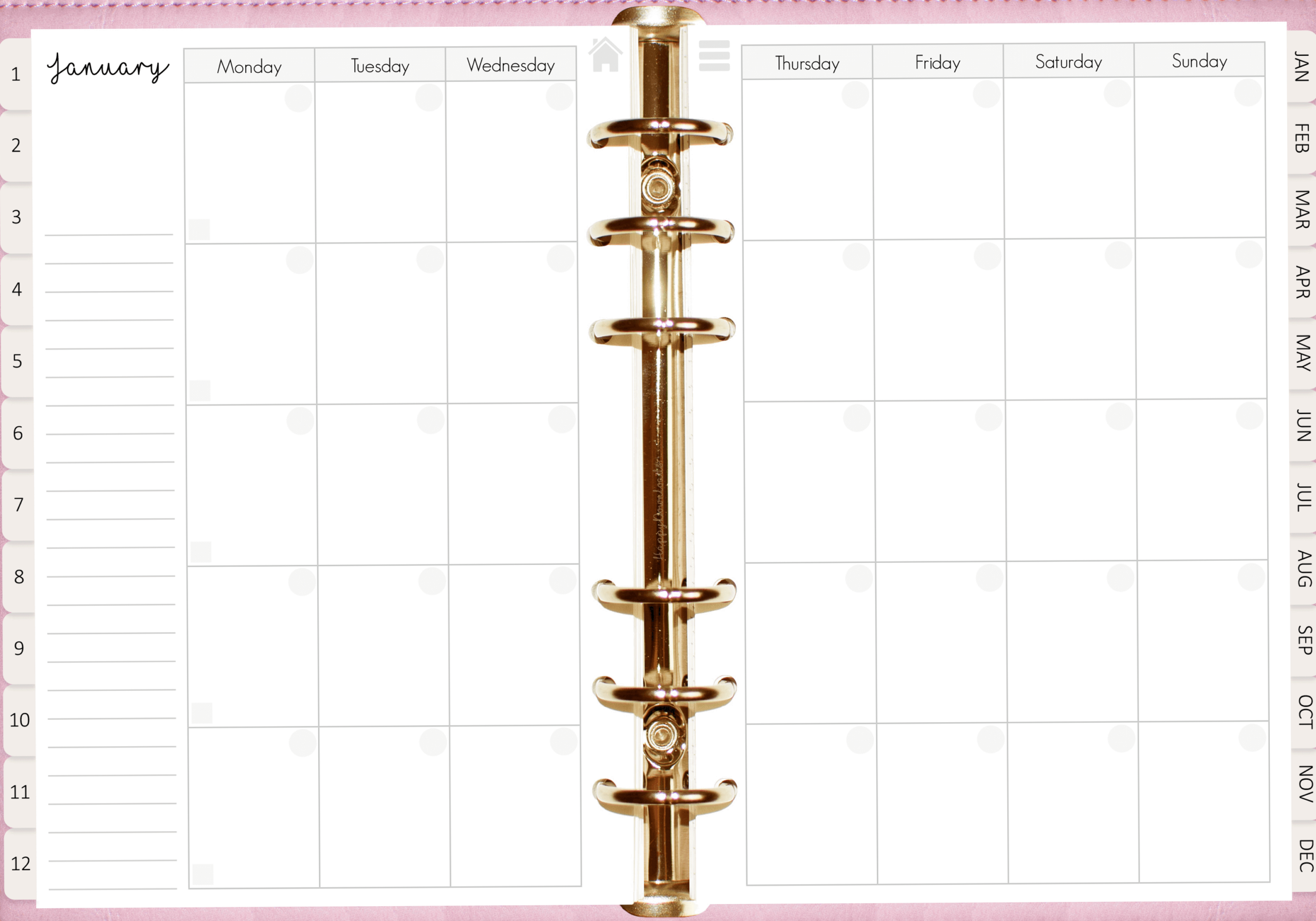 ☁️ ✨ secret to staying productive: May 2020 Planner Builder | Digital Design & Creative Assets