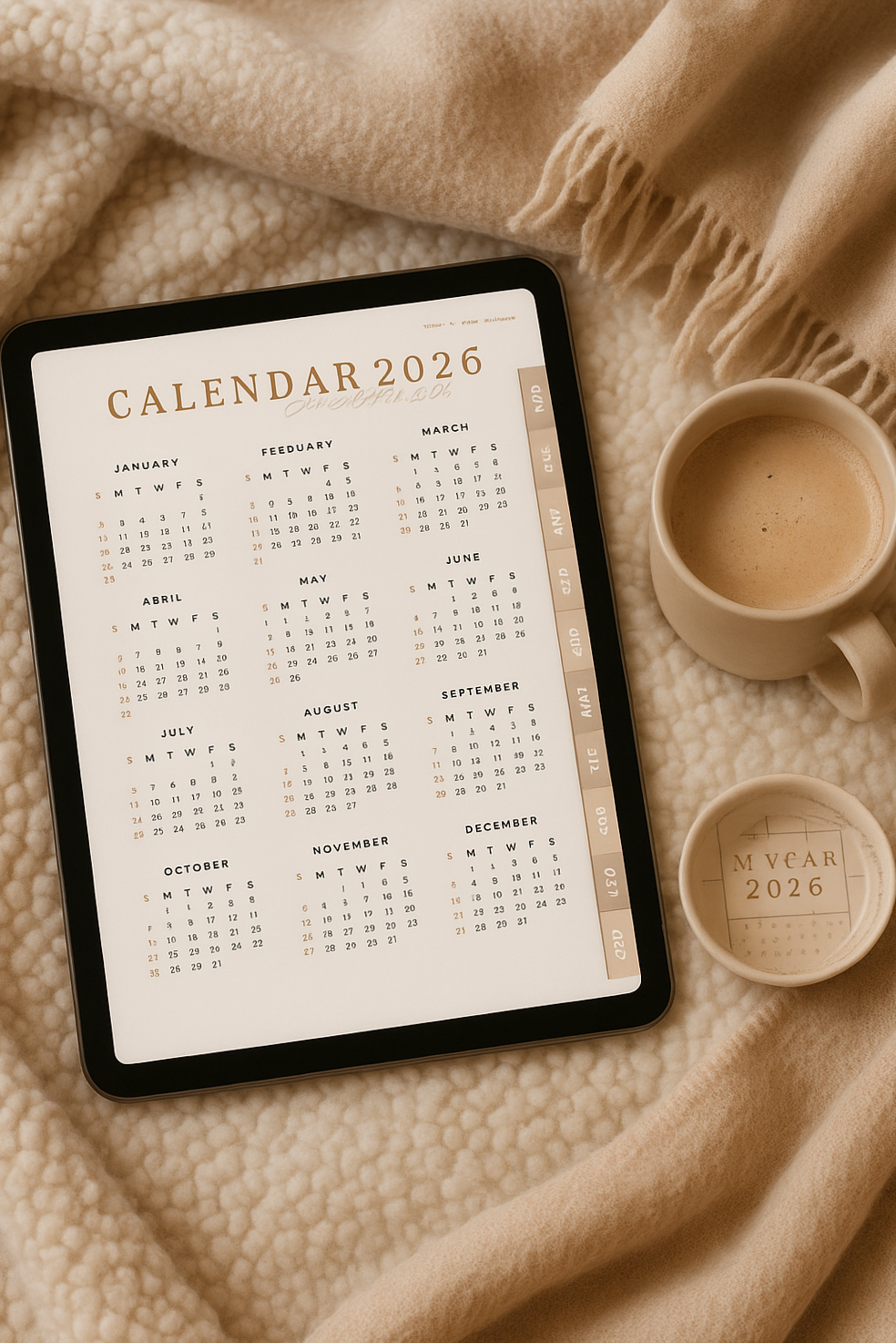 🍰 💌 secret to staying productive: 2025-2026 Planner Digital Design & Creative Assets