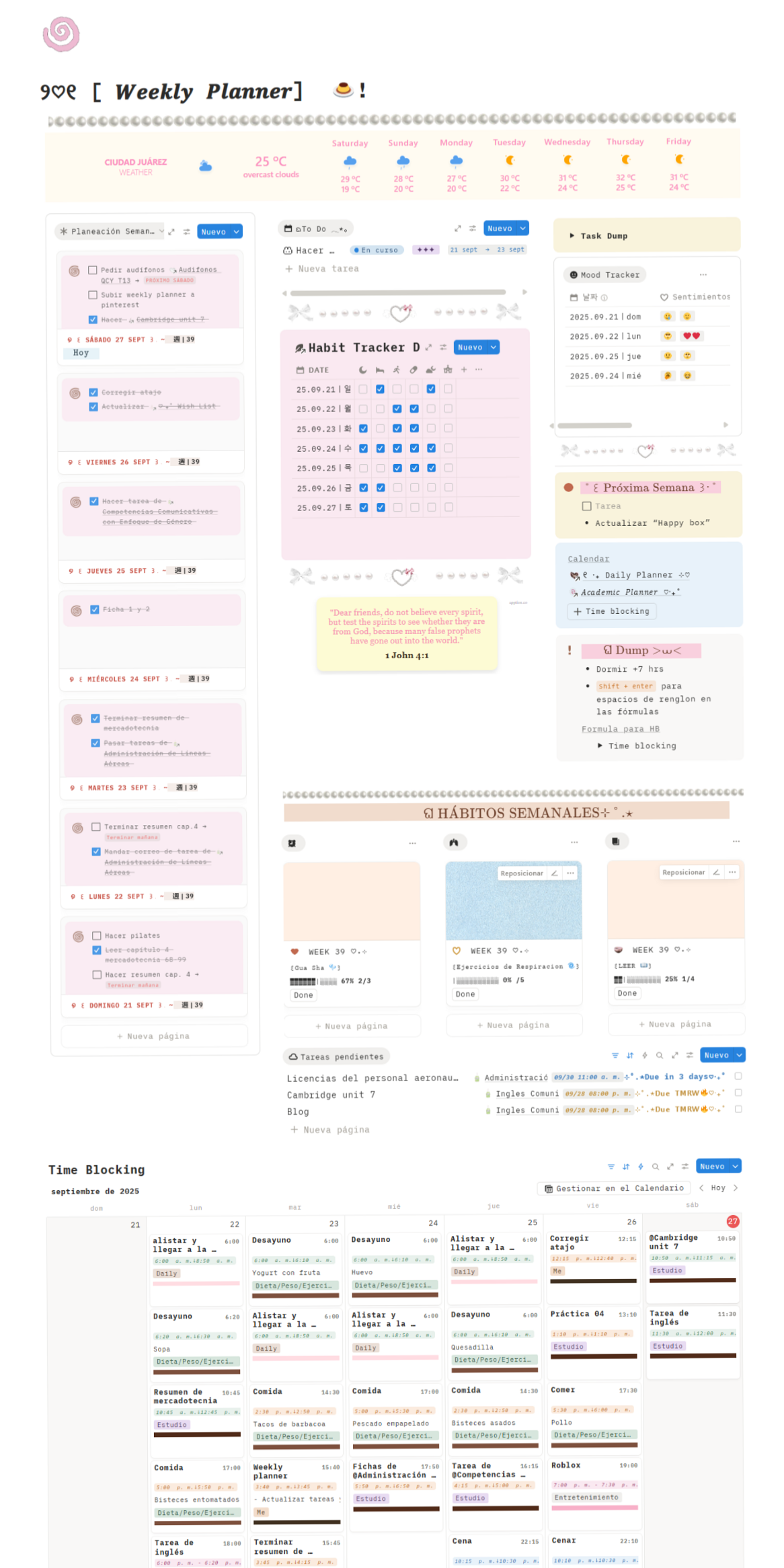 🌿 ✨ secret to staying productive: Modern Planner Page Layout Design