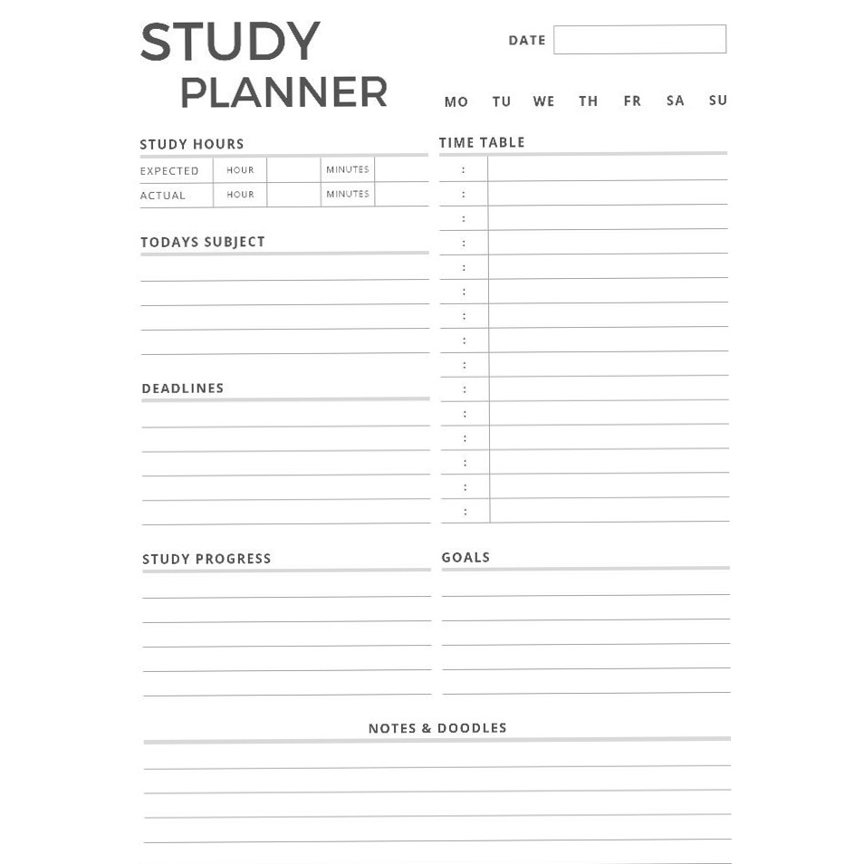 📅 📅 secret to staying productive: Digital Study Planner for Creative Productivity
