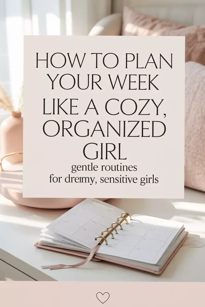 📁 📝 secret to staying productive: Plan Your Week Like a Cozy, Organized Girl