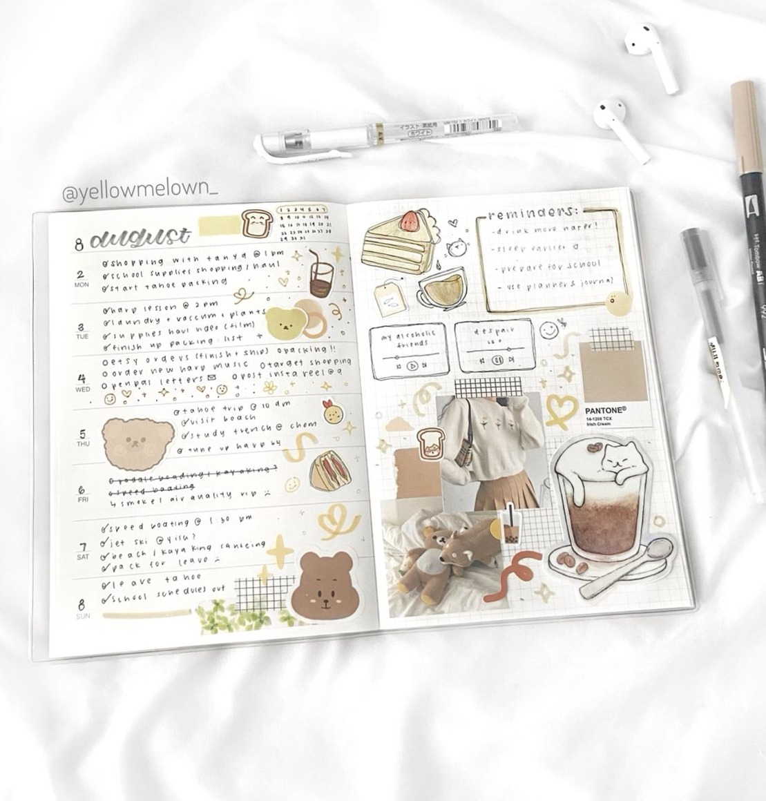 🕯️ 🤍 secret to staying productive: Minimalist Muji Planner Design for Bujo & Bullet Journaling