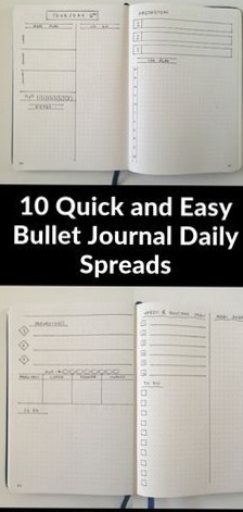 🖌️ 🪄 secret to staying productive: 10 Quick Bullet Journal Layouts for Digital Designers