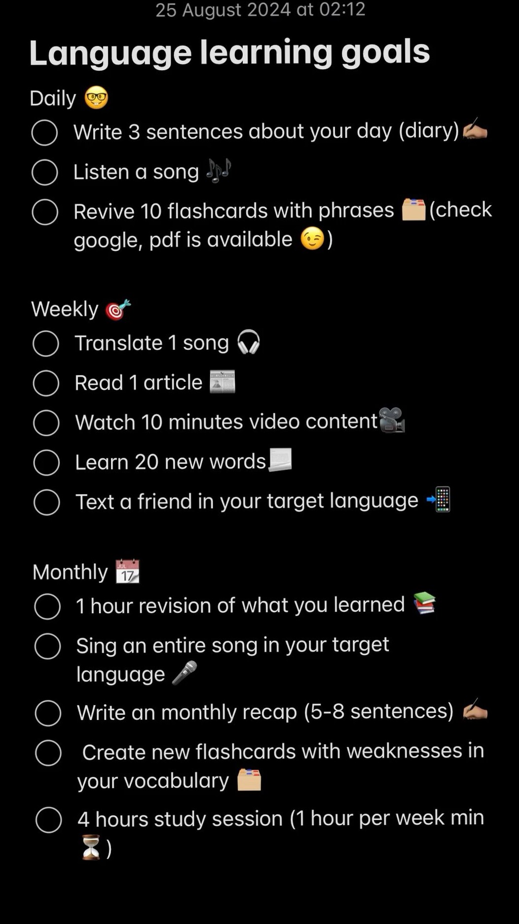 🤍 ☁️ stay inspired all year long: Language Learning Plans for Digital Design & Creative Planners