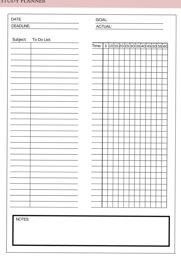 💍 🍰 stay inspired all year long: Study Planner for Productive Learning Sessions