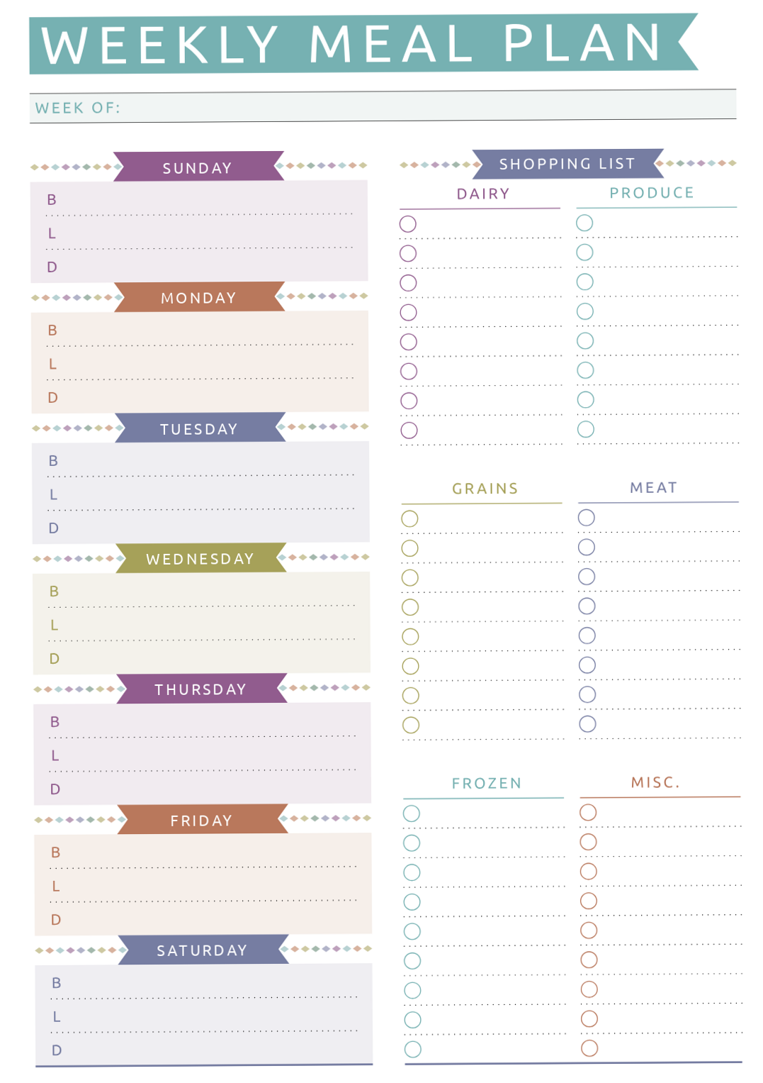 📍 📍 stay inspired all year long: Casual Life Planner — Undated Digital Design