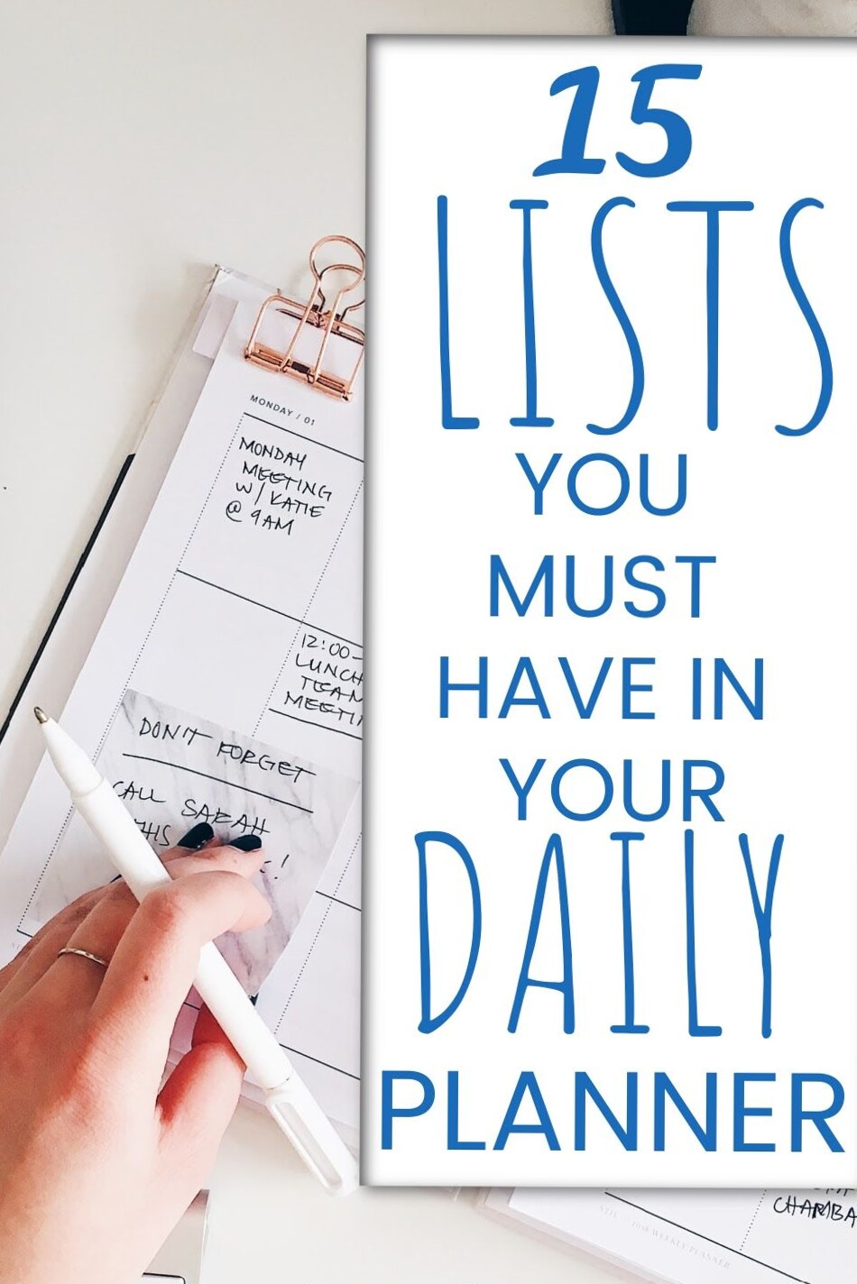 🥂 🍰 stay inspired all year long: Daily Planner & Bullet Journal List Ideas