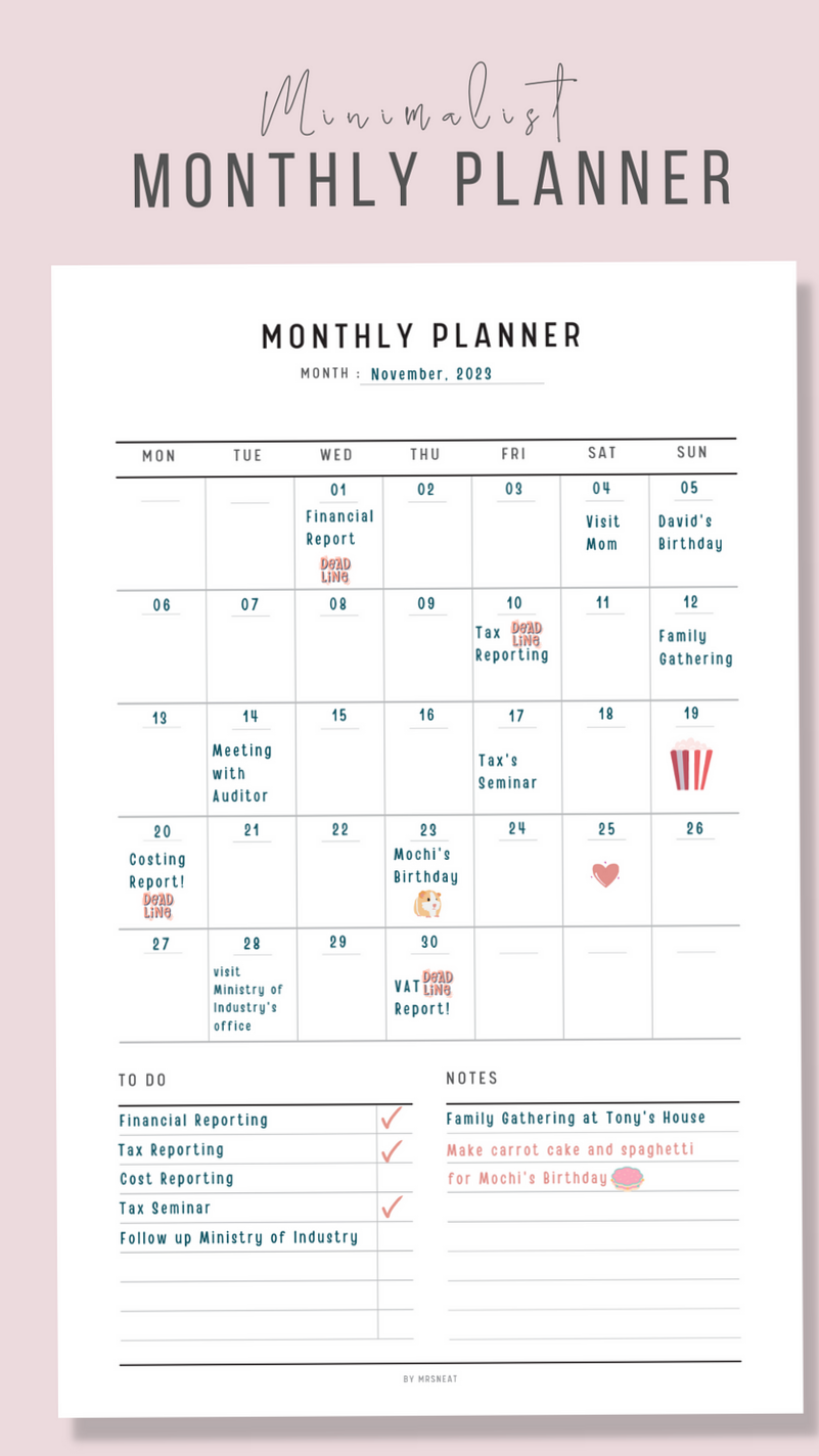 🪄 🖌️ stay inspired all year long: 2026 Monthly Planner for Organization & Travel Design