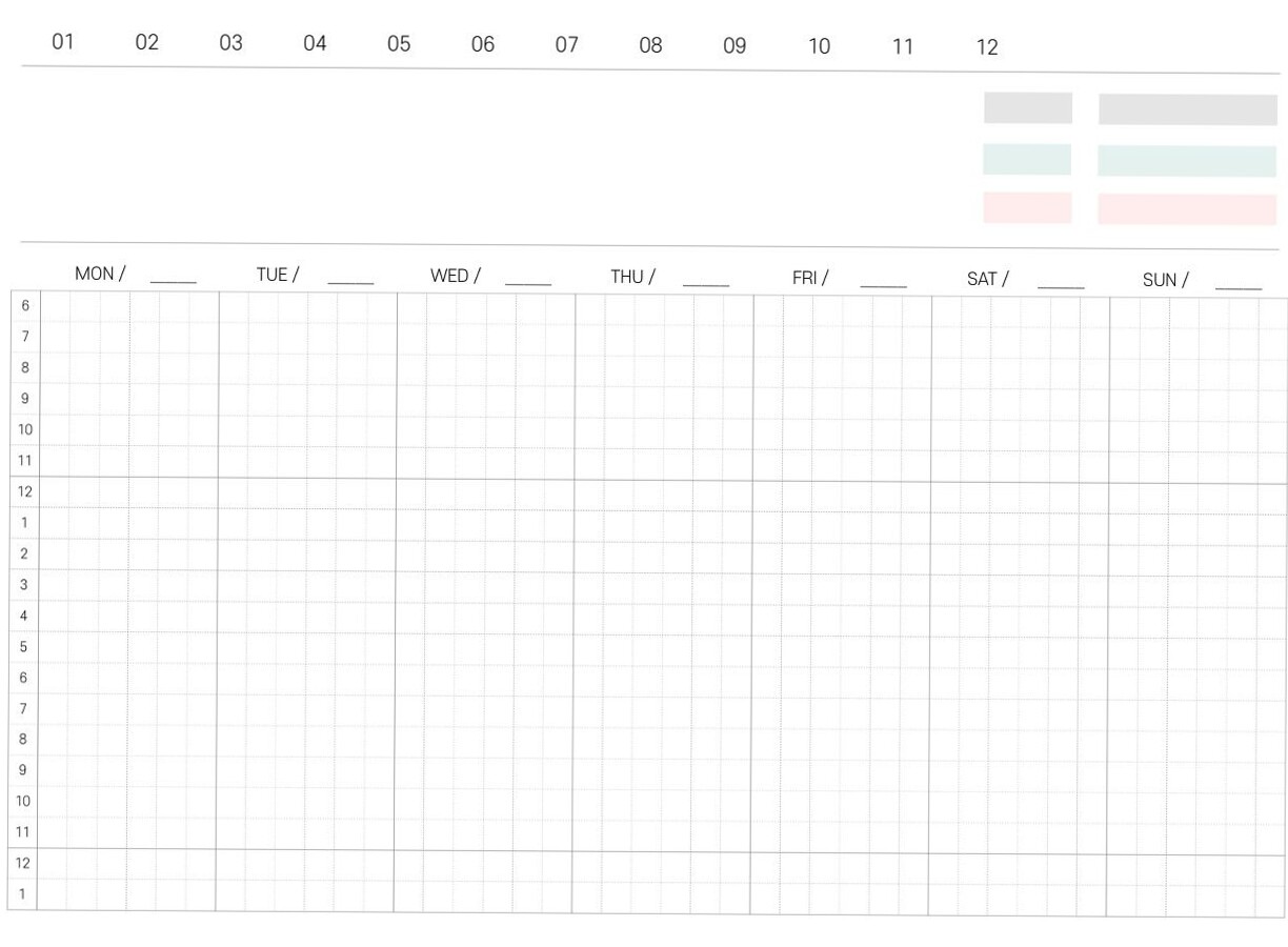 🎀 🕯️ stay inspired all year long: GoodNotes Weekly Study Planner + Time Table Stickers
