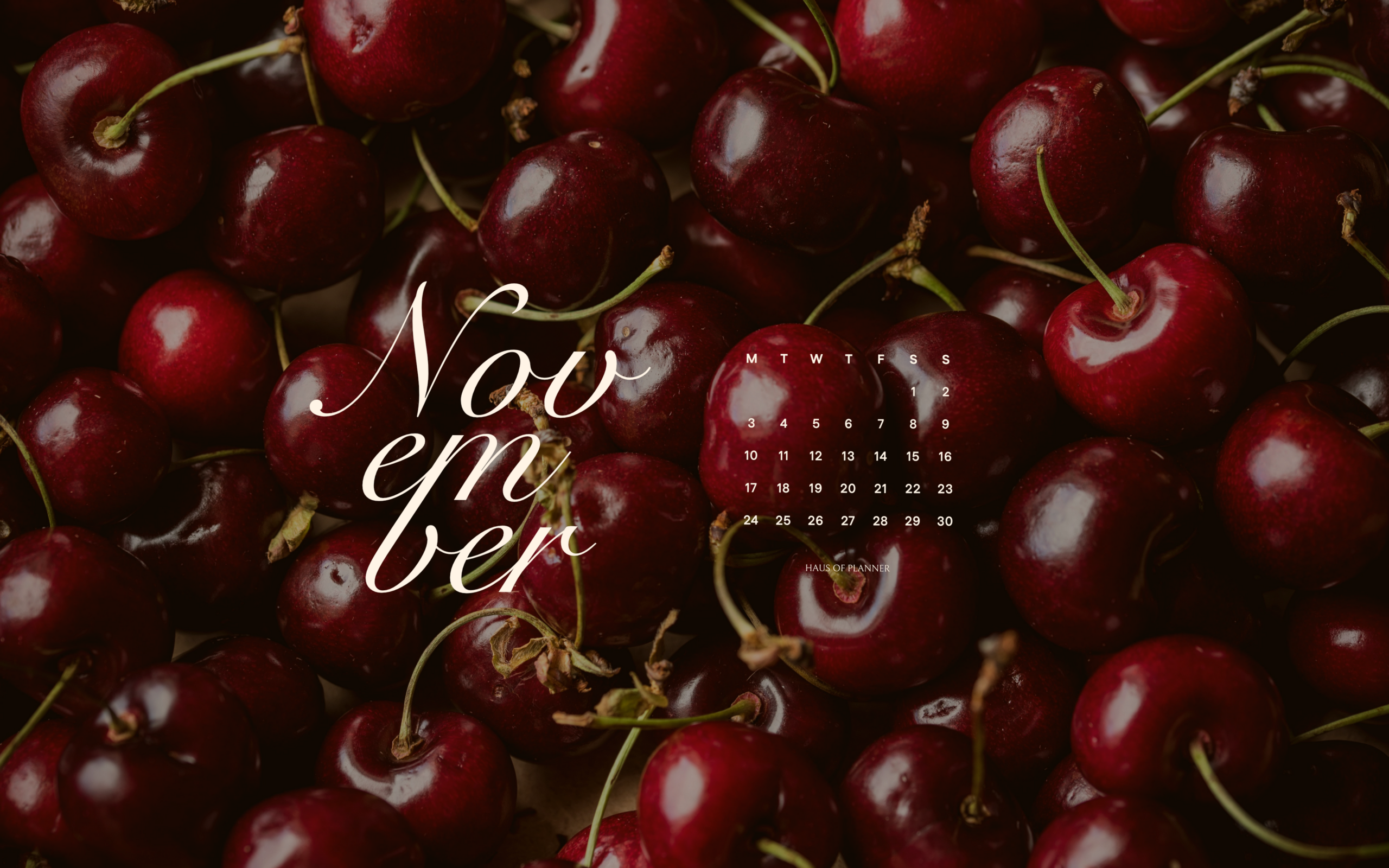 🍰 🍰 stay inspired all year long: Elegant November 2025 Wallpapers for Designers