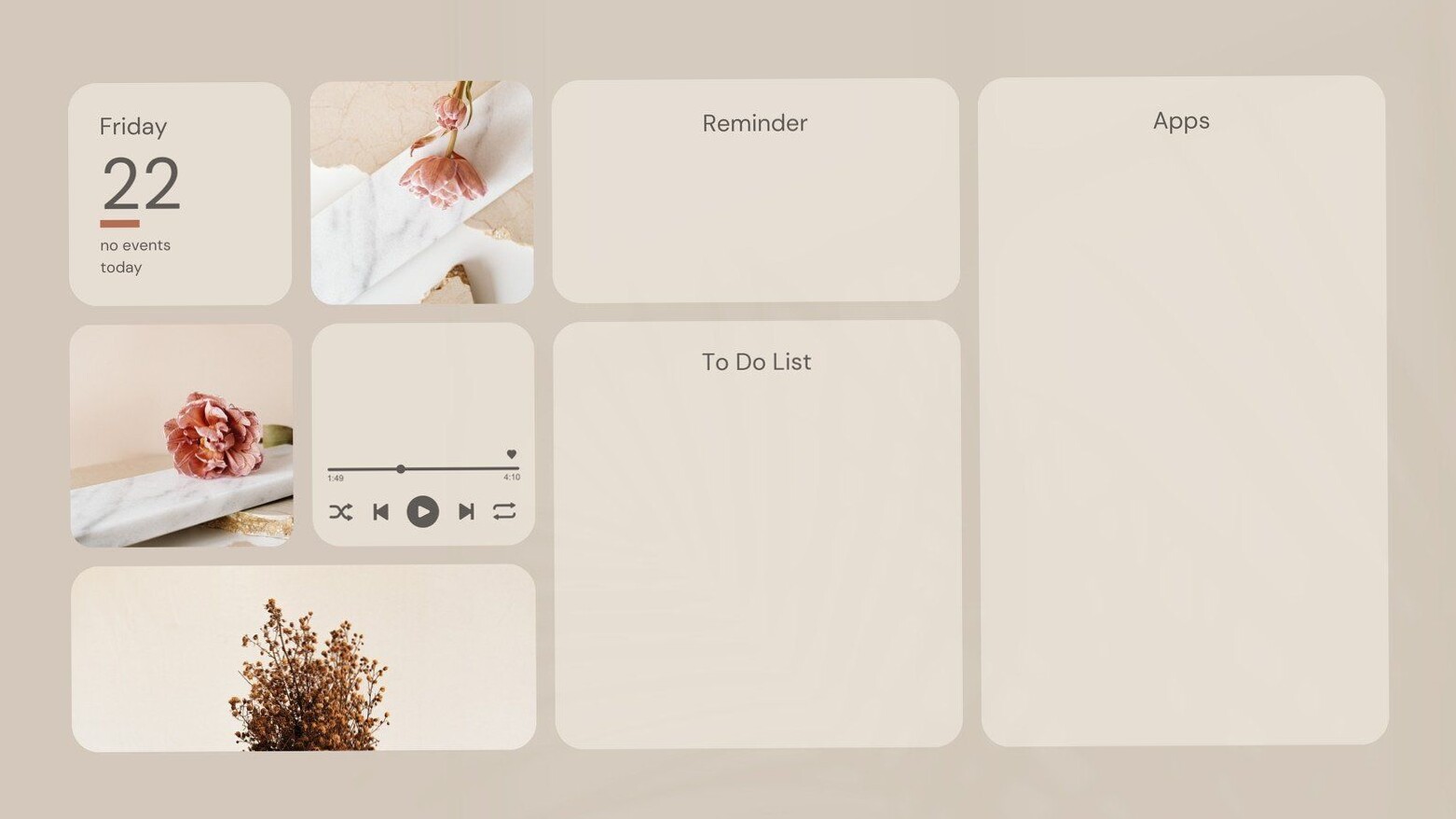 🖇️ 🖇️ stay inspired all year long: Brown Aesthetic Organizer Templates — Canva Design Wallpapers