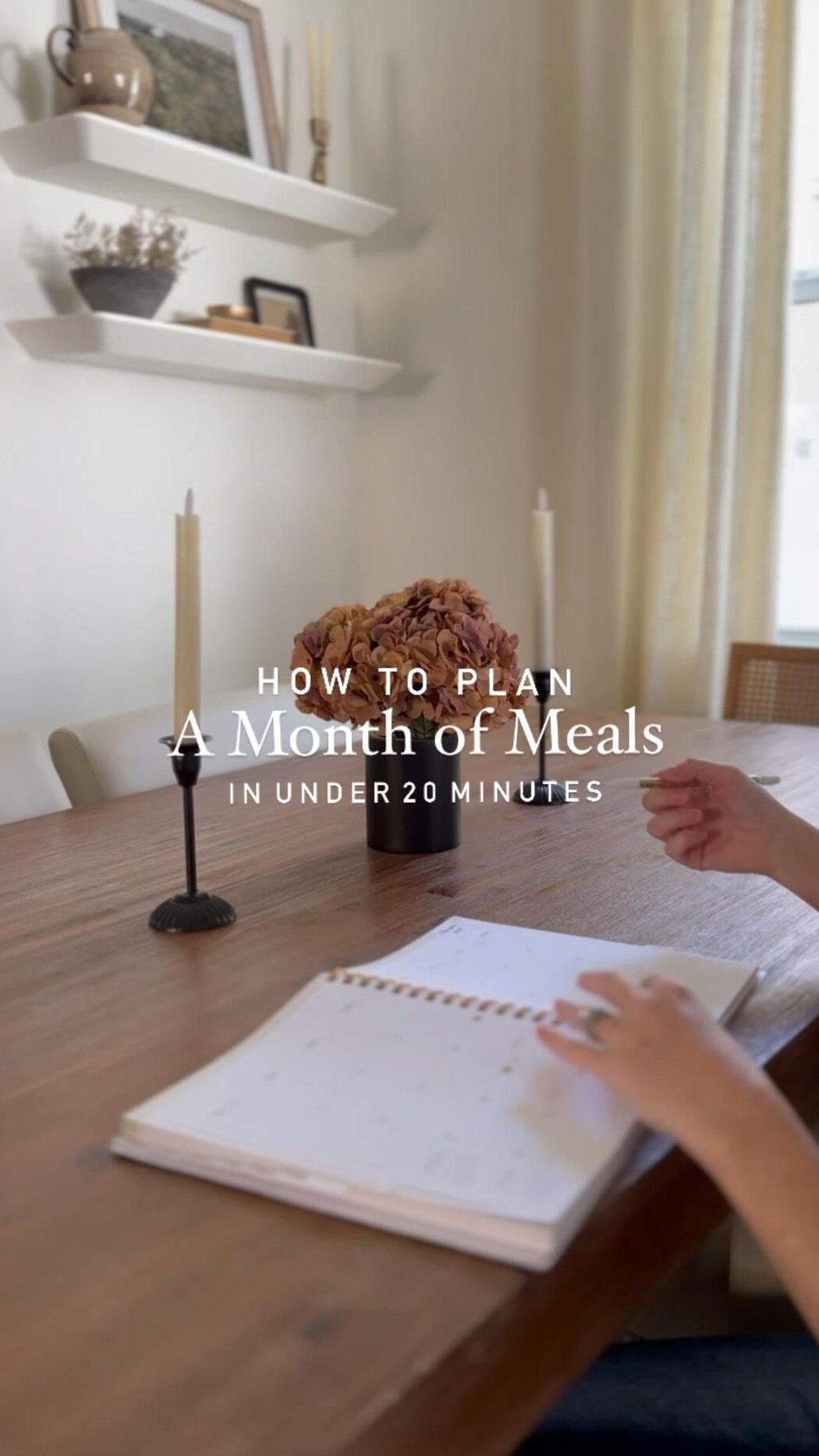 💌 🍰 Streamline Your Monthly Meal Planning with Digital Design | romanticize your routine