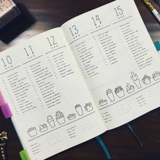 Streamlined Weekly Log for Digital Design & Creative Planners — 🍰 💍 dream life manifestation