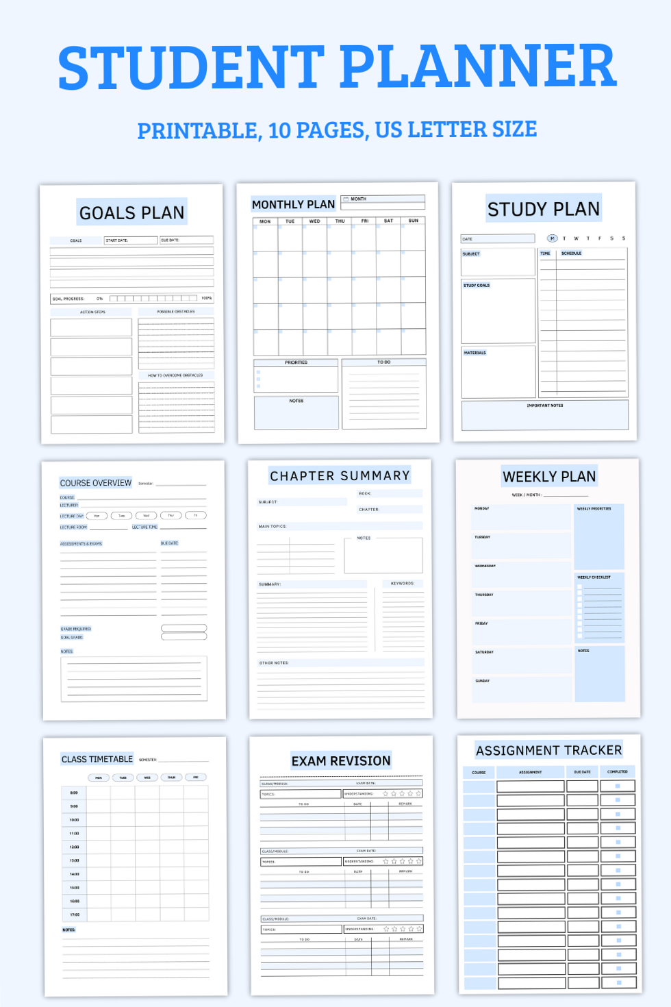 Student Planner Bundle | The Perfect Asset For Your 2026 Creative Projects ⏳ 🕯️