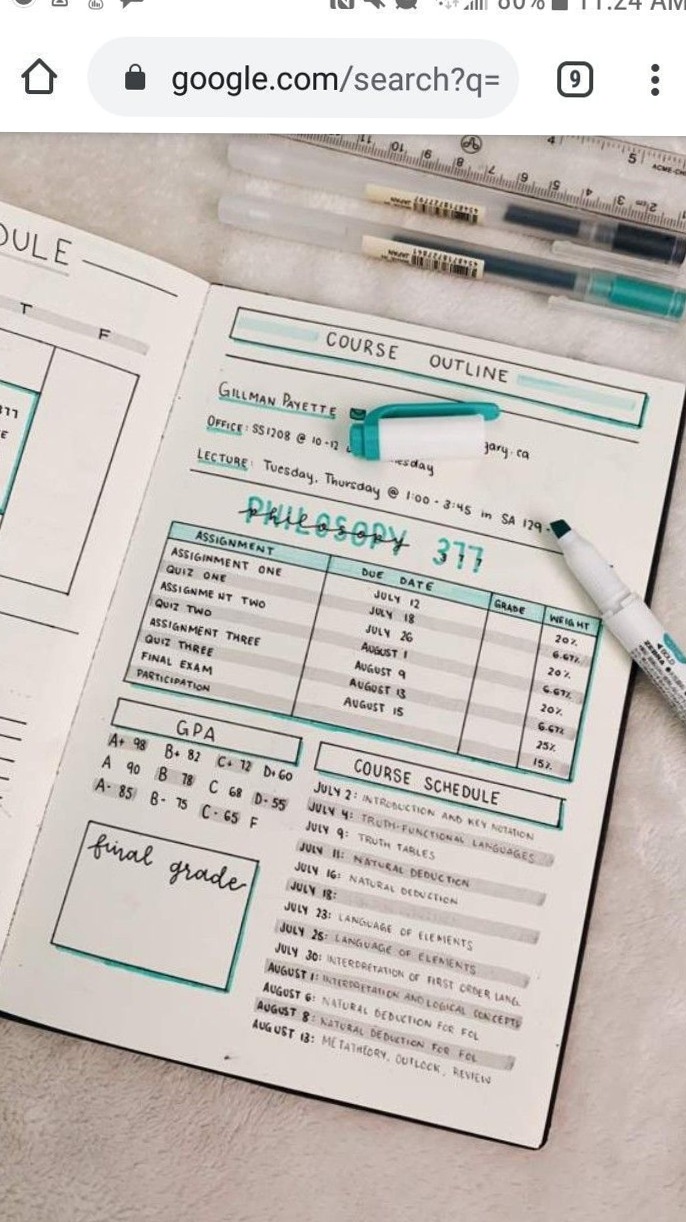 🎀 ☁️ Student Planner Journal Ideas for Academic Success | secret to staying productive