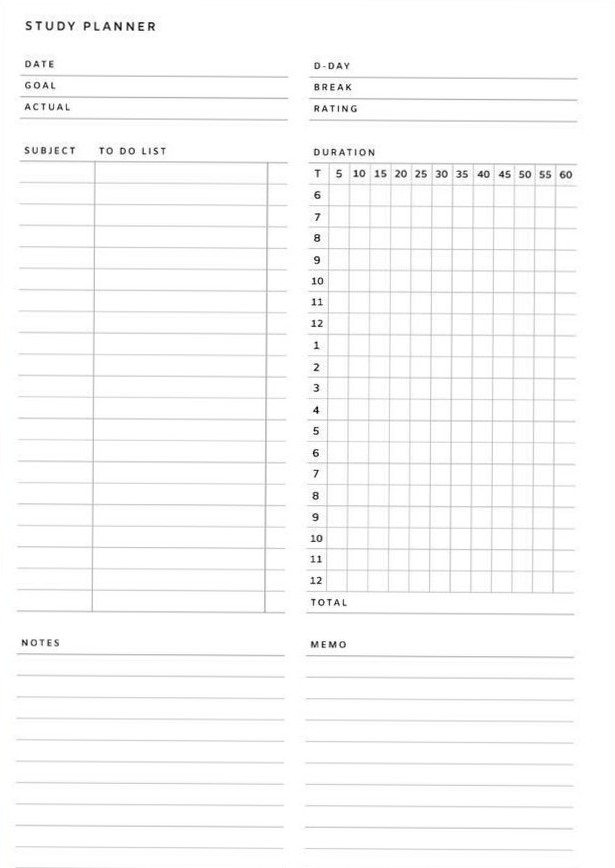 Study: Digital Design Inspiration & Creative Planner Assets — 🌿 ☁️ secret to staying productive