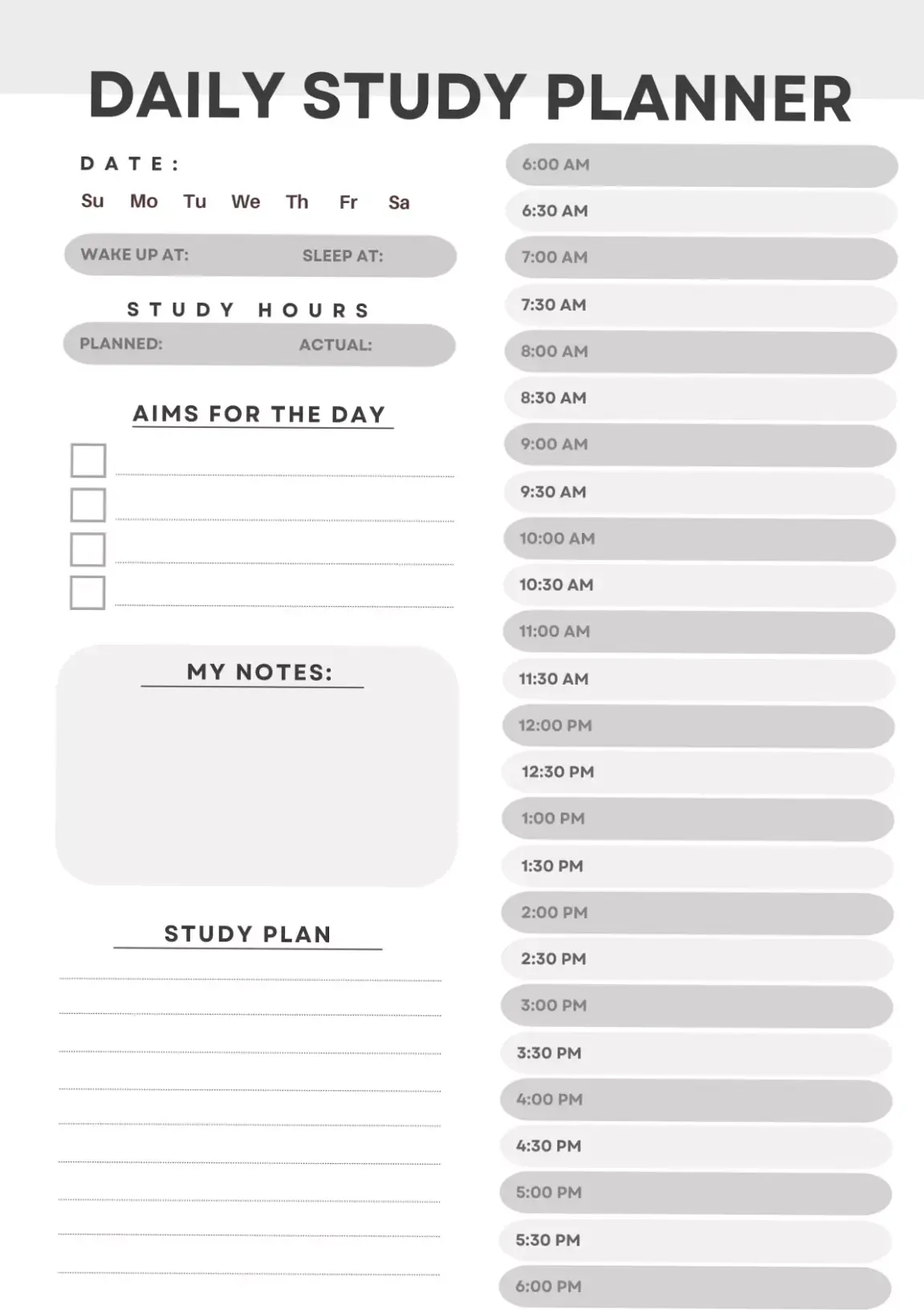📍 💎 The Minimalist Daily Study Planner for Class 10 & NEET Prep | stay inspired all year long