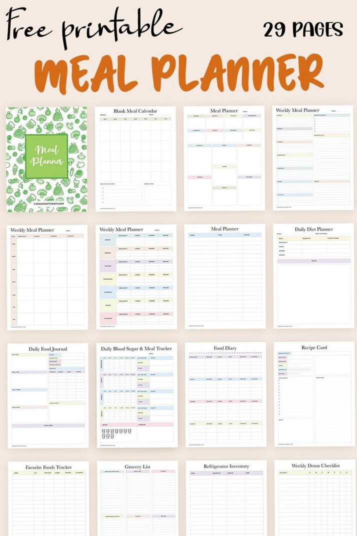📝 ☁️ 

The Secret to Staying Productive and Inspired This Year with 29-Page Meal Planner