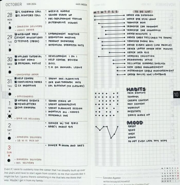 The Secret To Staying Productive And Inspired This Year With Hobonichi Weeks Planner 📓 💍