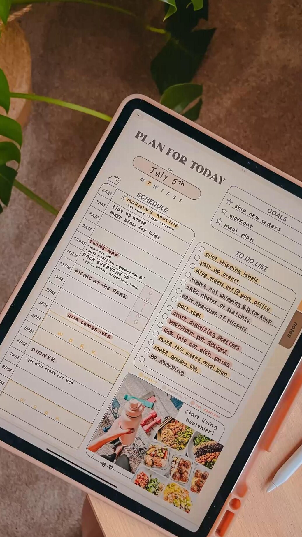 ⛪ ☁️ 

The Secret To Staying Productive And Inspired This Year With My Digital Planner