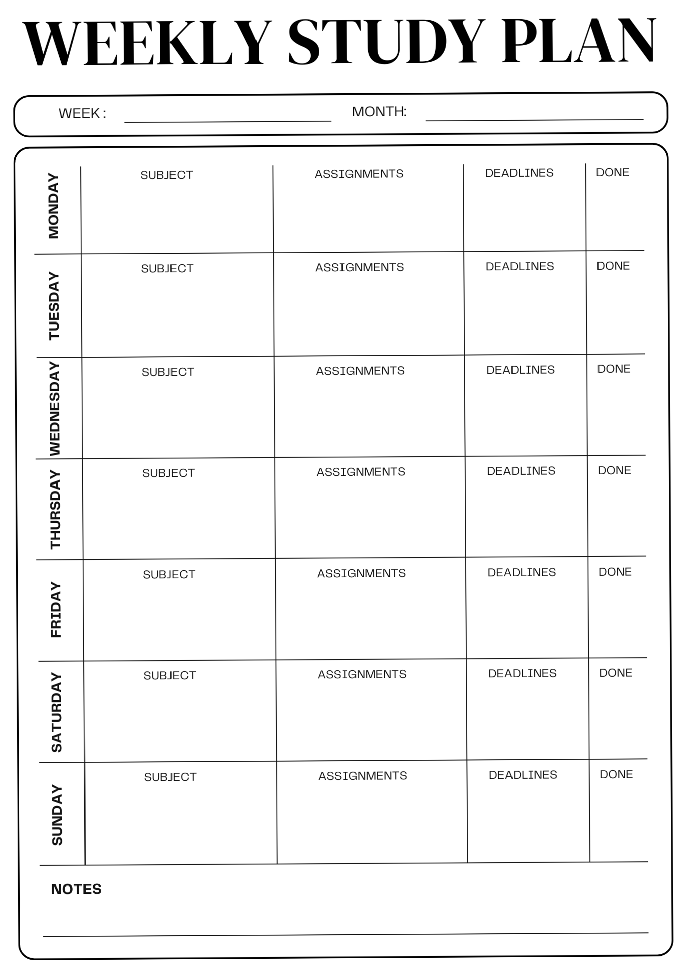 ☁️ ☁️ 

The Secret To Staying Productive And Inspired This Year With Your Weekly Planner Design
