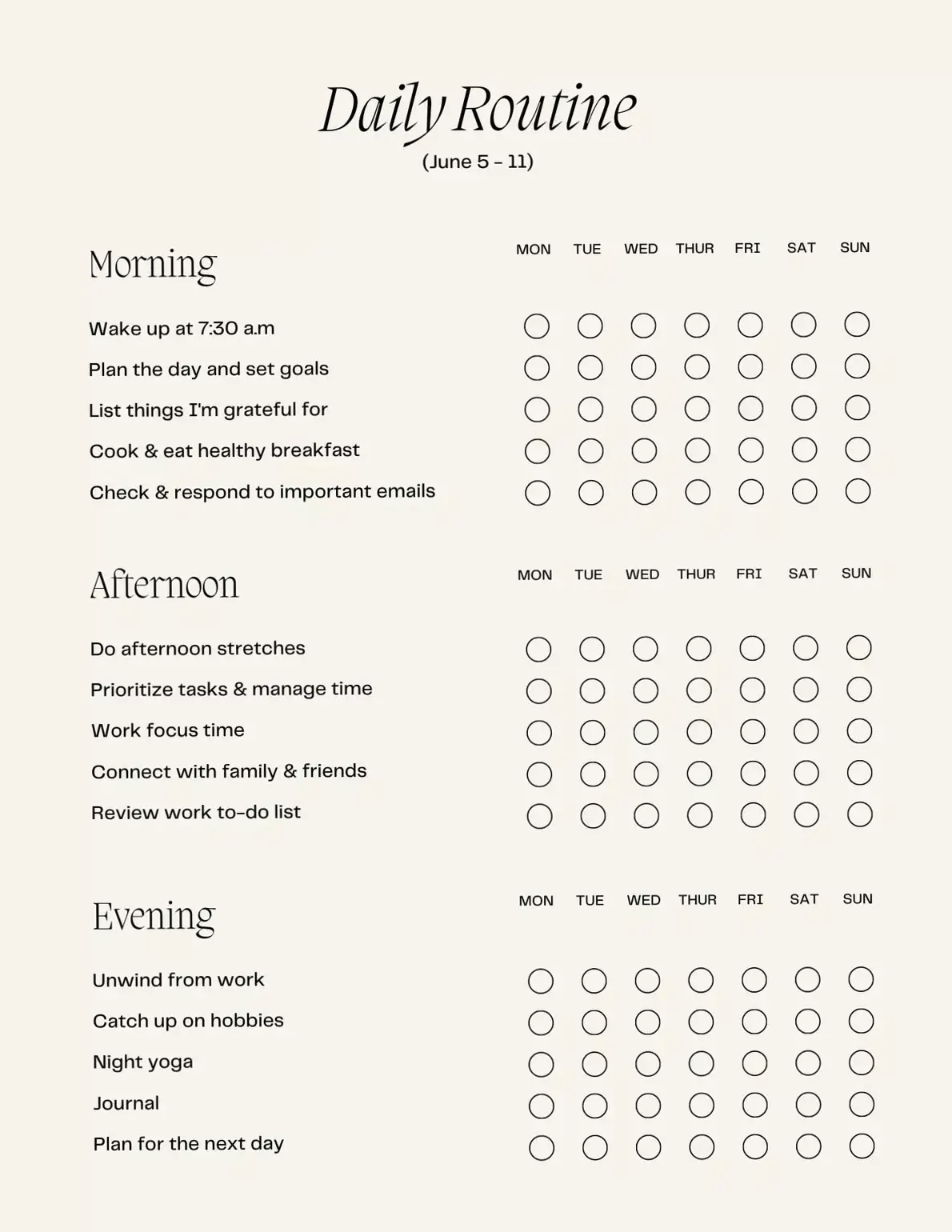 🧘 🎀 

The Ultimate Printable Checklist For Seamless Organization ✨