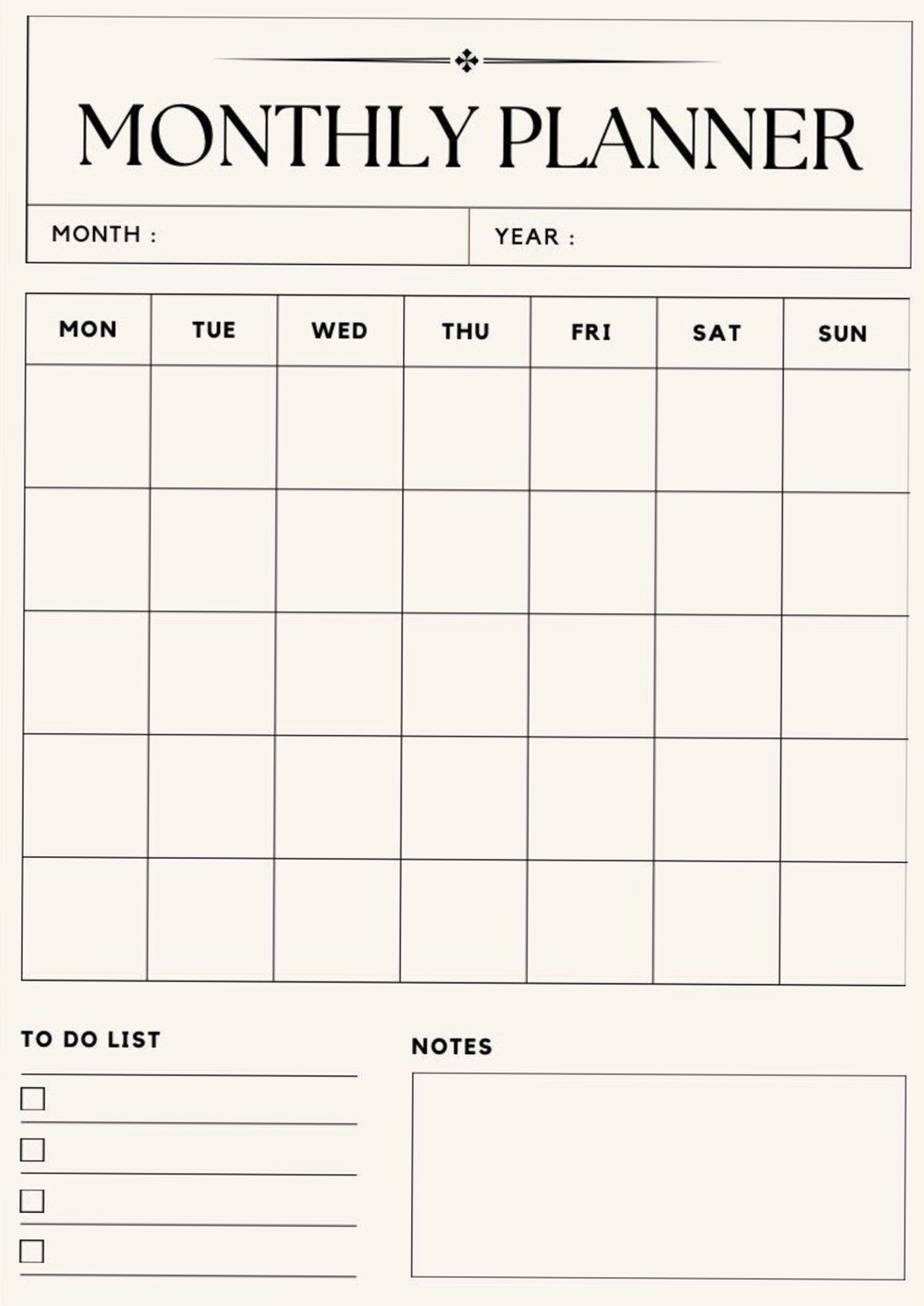 Ultimate 2024 Monthly Planner | Etsy UK | Resolution Planner | Digital Design | Creative Assets — 🥂 🌸 secret to staying productive