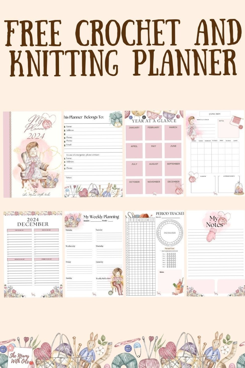 Ultimate Free Crochet & Knitting Planner | Print & Organize — 💌 🌸 secret to staying productive