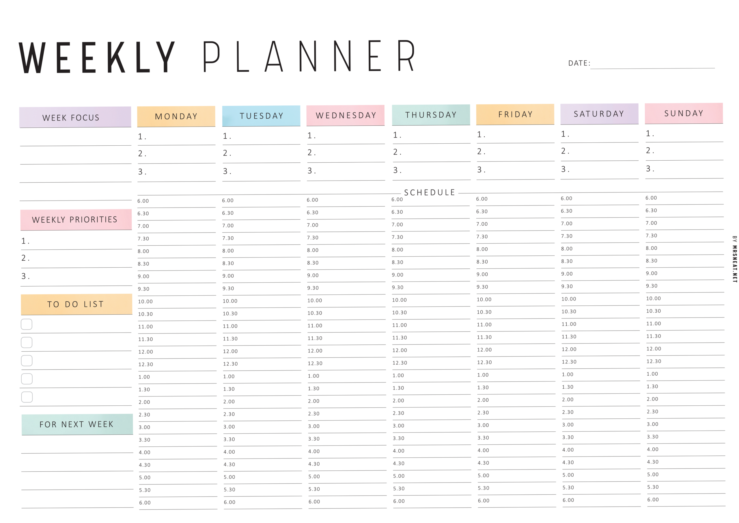 🌸 🥂 Ultimate Free Planner Printables for Total Organization & Productivity | romanticize your routine