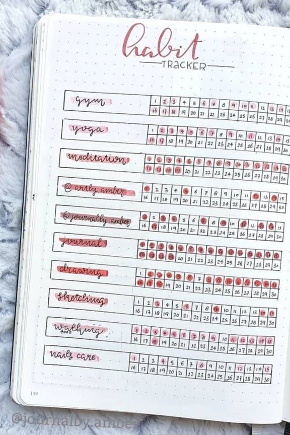 🎨 🪄 ultimate printable checklist: 19 Amazing April Habit Trackers For Bujo Inspiration