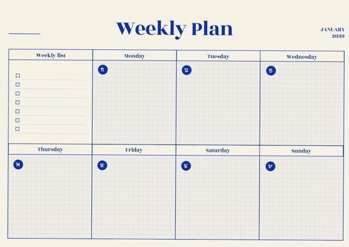 🕯️ ☁️ Viral Weekly Planner Design for Creative Productivity | secret to staying productive