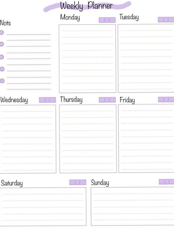 🍰 🥂 Weekly Planner 1671 — Digital Design & Creative Planning Layout | romanticize your routine