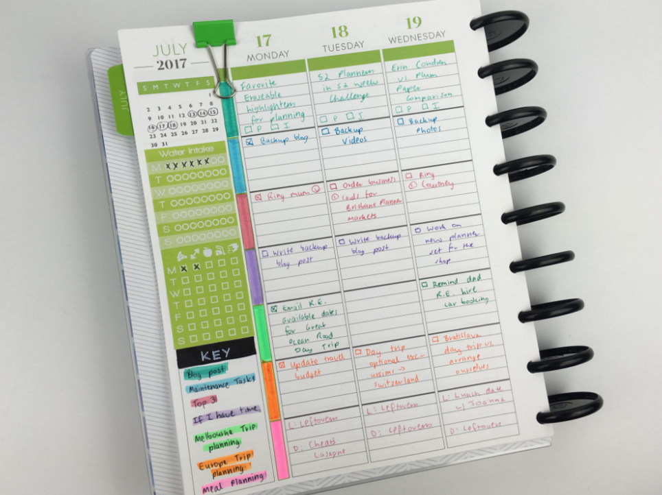 Weekly Planning with Plum Paper Me Planner – Week 29 — 🕯️ 🕯️ secret to staying productive